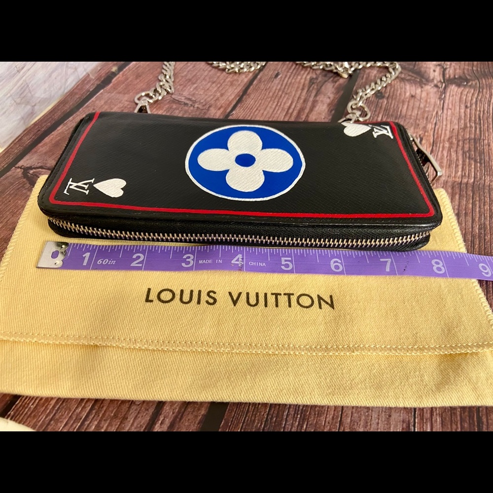 Louis Vuitton “game on” Black Zippy Wallet Custom - Picture 9 of 14